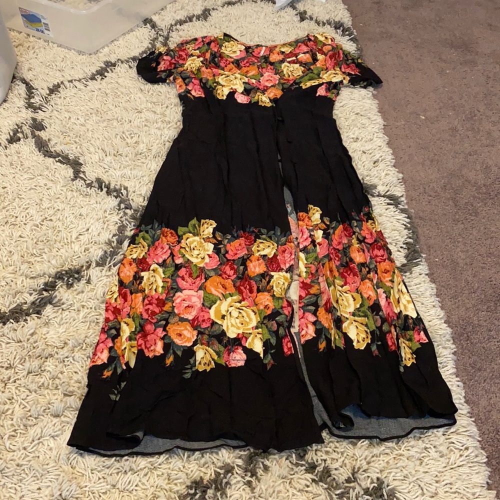 Free People Floral Maxi Dress